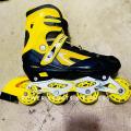 Inline roller skates shoes Blue & White -1 Pair- Size (39-42). 