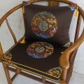 Rosewood Seat Cushion Rosewood Cushion Chinese Seat Cushions Classical Solid Wood Dining Chair Officer's Cap Circle Chair Cushion Thickened Custom.