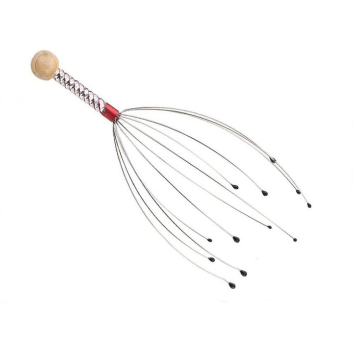 Pro Head Neck Scalp Relax Massager Stainless Steel Head Massage