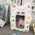 Cute Card Cover Cartoon Plush Photocard Holder Card Sleeve ID Card Cover Bear Bus Card Holder Photo Protective Case Idol Photo Sleeve Student.