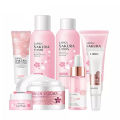 LAIKOU 8Pcs Sakura Face Skin Care Set Moisturizing Nourishing Serum Soothing Whitening Repairing Anti-Wrinkle Beauty Makeup Set. 