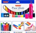 MEIDUGAGA Tempera Paint Sticks - 12 Classic Colors with Graphic Carton, 10g, Washable, Mess Free & Children Friendly, Non-Toxic. 