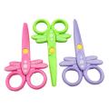 Quality Safety scissors Paper cutting Plastic scissors Children's handmade toys. 