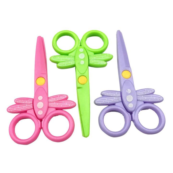 Quality Safety scissors Paper cutting Plastic scissors Children's handmade toys