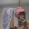 New Hello Kitty Bath Cap Kawaiii Bathroom Accessories Kuromi Women Melody Cartoon Absorbent Hair Drying Towel Hat Shower Caps.