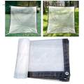 Clear Tarpaulin Cover with Grommets Heavy Duty Reinforced Corners Windshield Shed Cloth Rainproof Dustproof Thicken PE Waterproof Tarp for Outdoor.