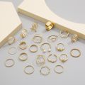 22Pcs/Set Butterfly Opening Rings Set Accessories for Women Girl New 2025. 