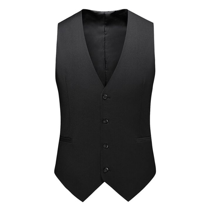 2022%20Men's%20Business%20Casual%20Suit%20Vest%20New%20Brand%20Clothing%20Gentleman%20Banquet%20Wedding%20Vest%20Black%20Royal%20Blue%20Navy%20Blue%20Gray%205XL%206XL%20-%20Image%204