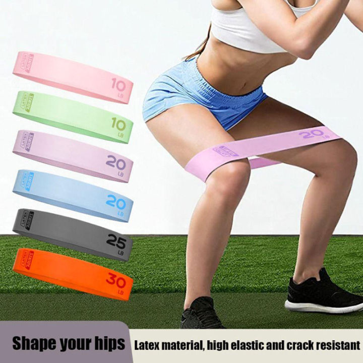Yoga Latex Stretch Bands Lift Hips And Legs Stretch Circle Fitness Plastic Leg Exercise Core Strength Luyo