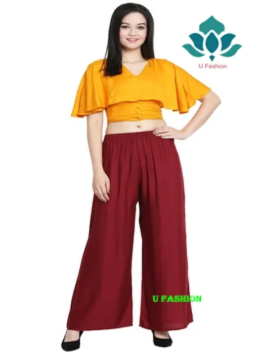 Women%20Plazzo%20Pants%20Summer%20Loose%20Casual%20Wear%20Plazo%20-%20Image%202