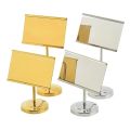 High End Hotel Buffet Label Rack Price Tag Display Stand Food Sign Holder Desk Sign Stand Name Card Clip Info Display Stand. 