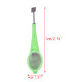 Tea Infuser Loose Tea Leafs Strainer Herbal Spice Silicone Filter Diffuser Green.