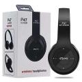 Wireless Bluetooth Headphone P47 Stereo Earphone with SD Card Slot & 3.5 jack. 