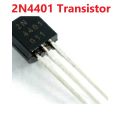 10Pcs- 2N4401FT Transistor 2N4401 Transistor NPN 50V 0.8A 0.5W Power 3 Pin Leads General Purpose Transistor Switching 4401 Transistor TO-92 Package.