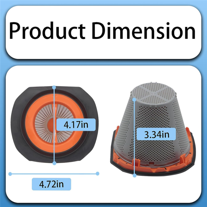N900287%20HEPA%20Filter%20for%20BLACK+DECKER%2020V%20MAX%20POWERCONNECT%20Handheld%20Vacuum%20Models%20BCHV001C1,%20BCHV001B%20Replacement%20Spare%20Parts%20-%20Image%204