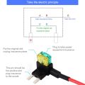 (New)Add-A-Circuit TAP Adapter ATM APM Blade Auto Fuse Holder (Small Size).