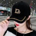 DYLAOPAN2021 Letter D Baseball Cap Women rhinestone trend cotton bling Cap snapback hip hop cap UV protection Hat Women's Cap. 