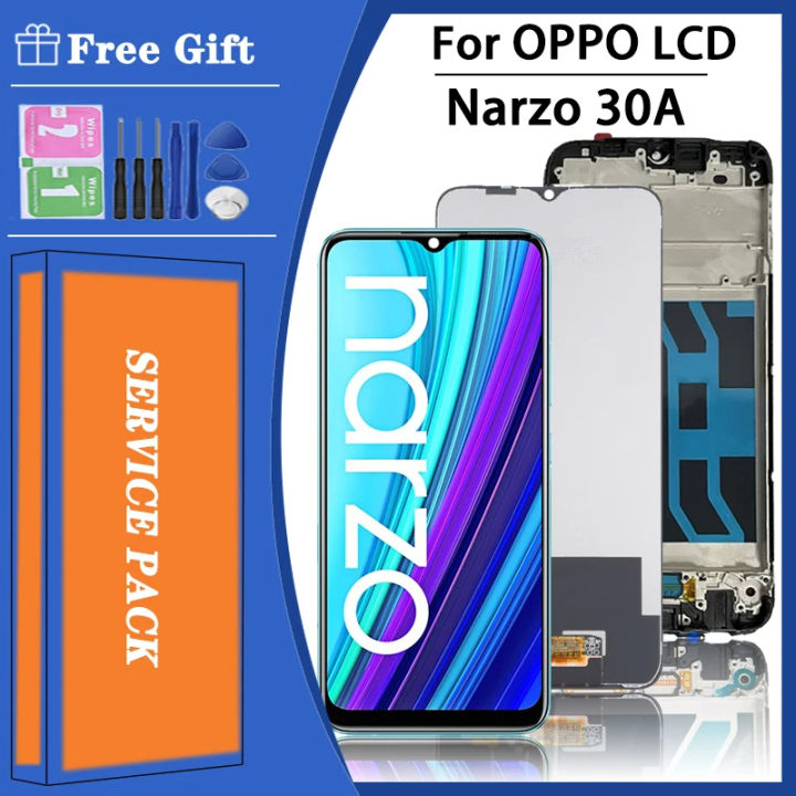 AAA+ Quality For Oppo Realme Narzo 30A Narzo30A RMX3171 LCD Display Touch Screen Digitizer Assembly Replacement Parts