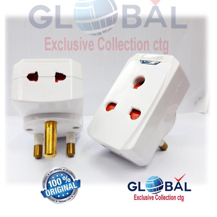 3 pin round plug,15 amp Multi Plug 15A 3-Pin Universal Socket Conversion Heavy Duty 1pcs - Multi Plug - Multi Plug