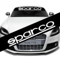 1Piece SPARCO Car Front Windshield Decal Badge Reflective Stickers for Honda Volvo Toyota KIA Mazda Mitsubishi Suzuki Subaru Nissan. 
