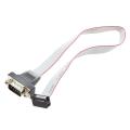 DB9 RS232 to 10 pin Ribbon Cable Connector Adapter. 
