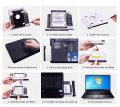 Universal 2nd Hard Disk Drive Caddy For Laptop 12.7mm SATA to SATA. 