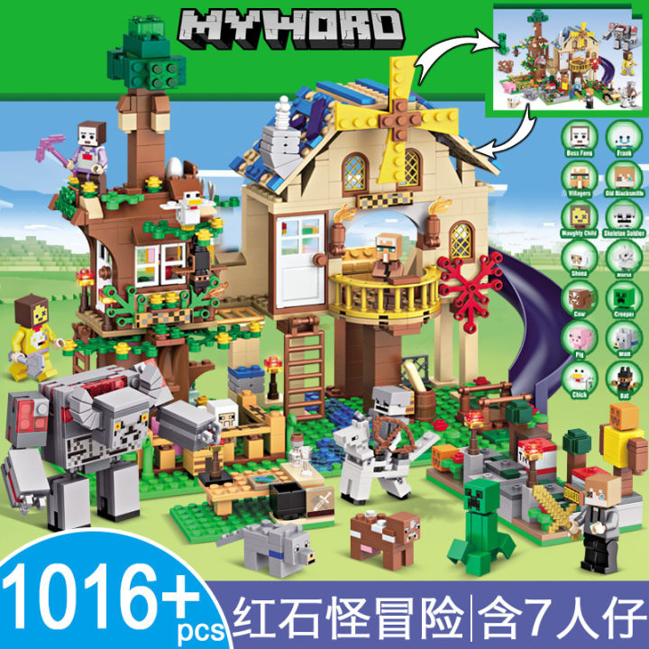 Compatible%20with%20LEGO%20Minecraft%20bricks,%20cave%20huts,%20ender%20dragon%20houses,%20children's%20men's%20building%20toys%20-%20Image%203