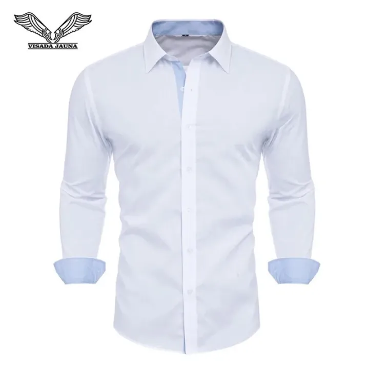 Men's%20100%25%20Cotton%20Business%20Casual%20Long%20Sleeved%20Shirt%20White%20Black%20Smart%20Male%20Social%20Fashion%20Class%20Shirt%20Plus%20Large%20Size%202022%20-%20Image%202