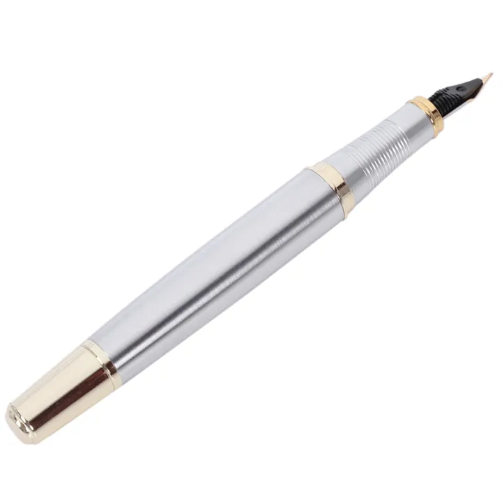 Jinhao%20250%20Frosted%20White%20Gold%20Fountain%20Pen%20M%20Nib%20Fountain%20Pen%20&%20JINHAO%20X450%2018%20KGP%200.7mm%20Broad%20Nib%20Fountain%20Pen%20Red%20-%20Image%207