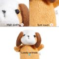 10Pcs Baby Plush Toy Cartoon Animal Family Finger Puppet Role Play Tell Story Cloth Doll Educational Toys For Children Kids.