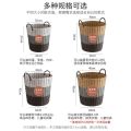 Plastic Rattan Woven Laundry Basket Laundry Basket Dirty Clothes Storage Basket Household Clothes Basket Storage Basket Toy Basket Finishing. 