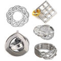 Classic IQ Metal Puzzle Brain Teaser Casse Tete Educational Toys Mind Game For Adults Kids Novelty Gifts Juegos De Inteligencia. 