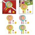 Kids Badminton Tennis Set Game Tennis Racquets Set for Beach Toys Girls. 