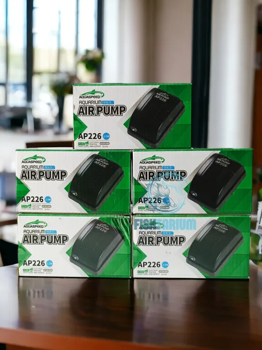 AQUASPEED%20(AP-226)%20Aquarium%20Air%20Pump%20-%20Single%20Output%20-%20Single%20Nozzle%20with%20Airline%20+T-connector%20+%20Flow%20Controller%20+%20Air%20Stone%20-%20Image%205
