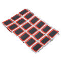 Romeng La 48pcs Bicycle Tire Rubber Patch Kit with Glue Bike Inner Tube Puncture Repairing. 