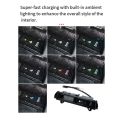 USB Fast Charging Center Console for Toyota Alphard/Vellfire with Pull-Out Cable Super Fast Charge Replacement Part.