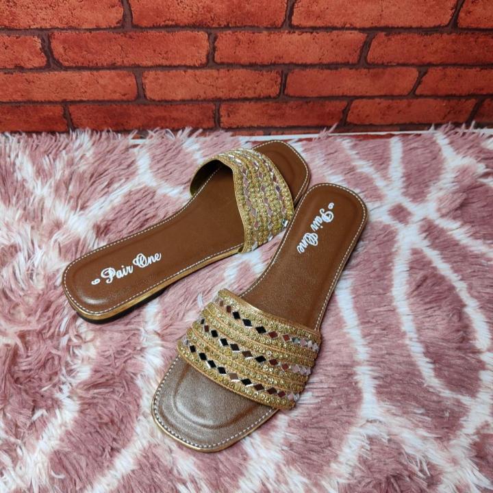 Women/ Girls Flat Flip Flops Square Toe Outdoor Female Sandal