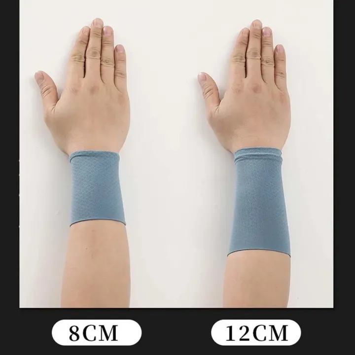 Driving%20Running%20Solid%20Color%20Outdoor%20Unisex%20For%20Men%20Women%20Sports%20Wristband%20Sunscreen%20Wrist%20Cycling%20Arm%20Sleeves%20Ice%20Silk%20Sleeves%20-%20Image%206