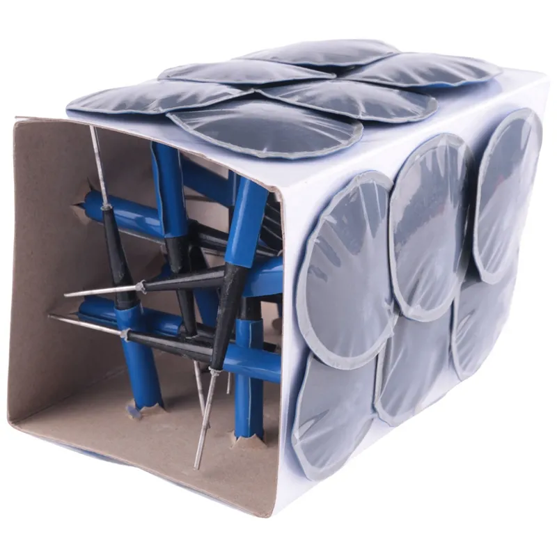 24pcs Tire Patches Kit, Rubber Tire Repair Patch Plug Kit In Mushroom - Foto 11