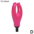 3Sizes Fascia Massager Head Massage Gun Heads With Silicone Fingers Washable Material Massage Water 4 Artificial Head I2C4. 