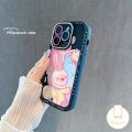 Cute Cartoon Labubu Soft Case Compatible for IPhone 11 16 15 14 13 12 Pro Max 7Plus X XR XS Max 7 8 15 6 6S 16 Plus SE 2020 Trendy Pop Mart Flower Bracelet Cover. 