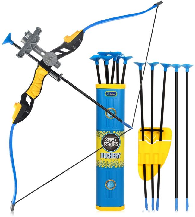 Kids%20Bow%20and%20Arrows%20Archery%20Set%20Toy%20with%203%20Suction%20Cup%20Arrow%20-%20Image%202