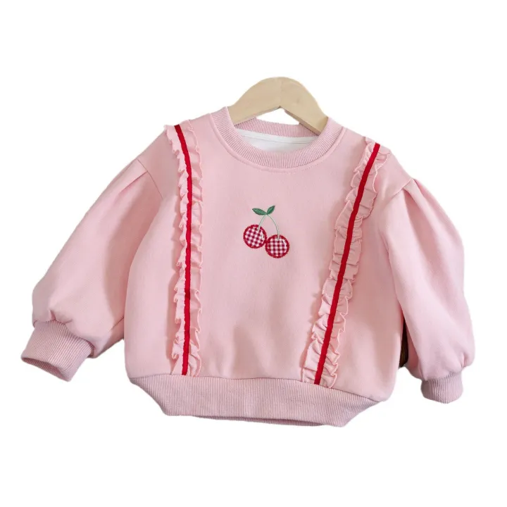 (Clearance)%20Girls%202024%20Autumn%20New%20Outer%20Wear%20Sweatshirt%20Sweet%20Foreign%20Baby%20Girl%20Baby%20Girls%20Baby%20Girls%20Lace%20Spring%20and%20Autumn%20-%20Image%205