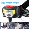 Rechargeable High Power Motion Sensor Multiple Modes Water Resistant Headlamp For Riding, Camping, Maintaining & Night Fishing. 