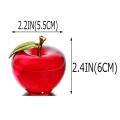 Crystal Apple Paperweight Pretty Crafts Art&Collection Christmas Gifts Home Wedding Decoration Table/Car Ornaments. 