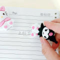 1pcs Sanrio Kitty Kuromi Hello Silicone Mini Manual Pencil Sharpener Cute Cartoon Student School Supplies Wholesale Girls Gifts minghao.