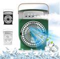 Portable Rechargeable Air Cooler Fan With Deem Light and Humidifier - Multicolor---. 