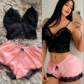 Girls Exclusive Night Wear Short & Tops Set Ladies Sleep Wear01.