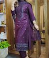 Latest Exclusive Cotton Unstitched Skin Print High Quality Three Piece dress For Women.