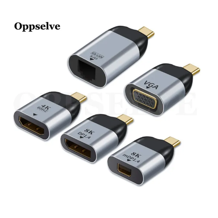 USB%20Type%20C%20To%20HDMI-compatible%20VGA%20RJ45%20Mini%20DP%204K%20HD%20Video%20Adapter%20For%20MacBook%20Pro%20Lenovo%20Laptop%20Converter%20Type%20C%20Male%20To%20Female%20HDMI-compatible%20-%20Image%204